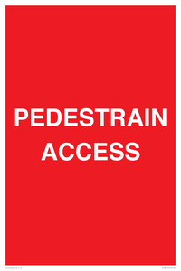 PEDESTRAIN ACCESS